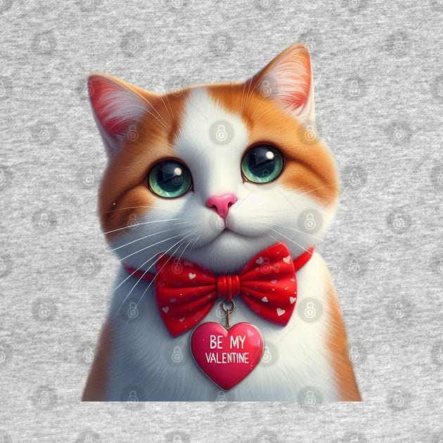 Cute Valentine Cat by Divineshopy